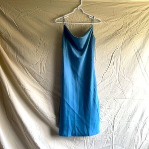 Blue Slip-Dress